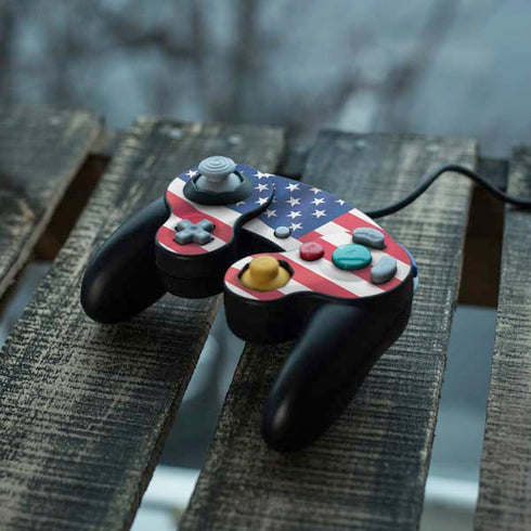 USA Flag American Flag Nintendo GameCube Controller Skin