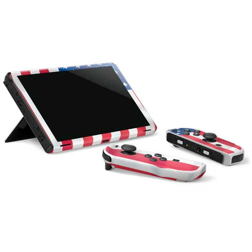 USA Flag American Flag Nintendo Switch OLED (2021) Skin