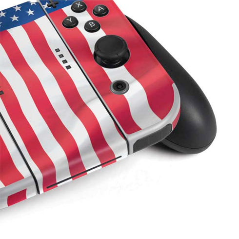 USA Flag American Flag Nintendo Switch OLED (2021) Skin