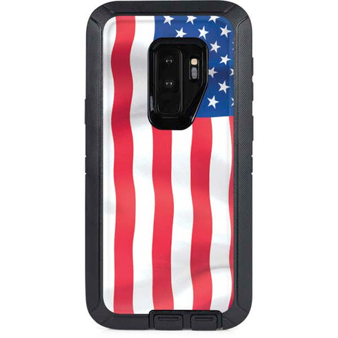 USA Flag American Flag Otterbox Defender Galaxy Skin