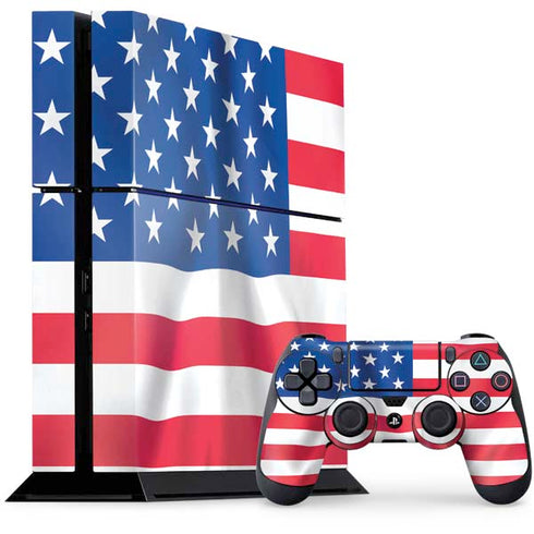 USA Flag American Flag PS4 Console and Controller Bundle Skin