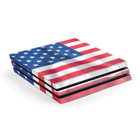USA Flag American Flag PS4 Pro Console Skin