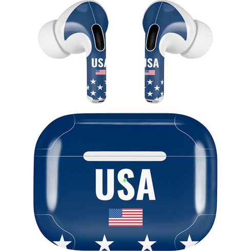 USA Flag Stars AirPods Pro 2nd Gen Skin