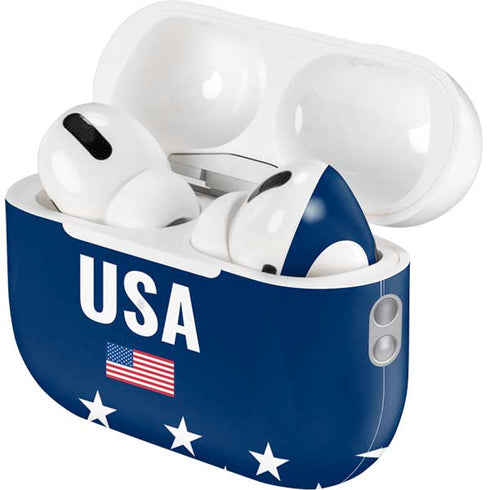 USA Flag Stars AirPods Pro 2nd Gen Skin