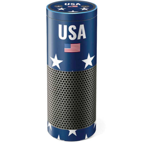 USA Flag Stars Amazon Echo Skin