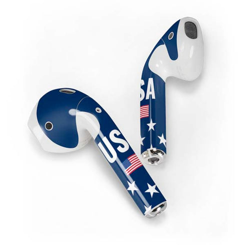 USA Flag Stars Apple AirPods 2 Skin