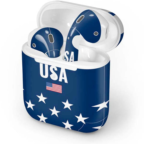 USA Flag Stars Apple AirPods 2 Skin