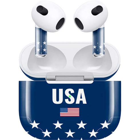 USA Flag Stars Apple AirPods (3rd Gen 2021) Skin