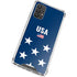 USA Flag Stars Galaxy A32 5G Clear Case