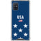 USA Flag Stars Galaxy A51 5G Clear Case