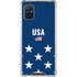 USA Flag Stars Galaxy A51 5G Clear Case