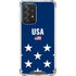USA Flag Stars Galaxy A52 5G Clear Case