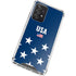 USA Flag Stars Galaxy A52 5G Clear Case