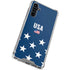 USA Flag Stars Galaxy A54 5G Clear Case