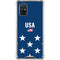 USA Flag Stars Galaxy A71 5G Clear Case