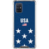 USA Flag Stars Galaxy A71 5G Clear Case