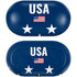 USA Flag Stars Galaxy Buds Skin