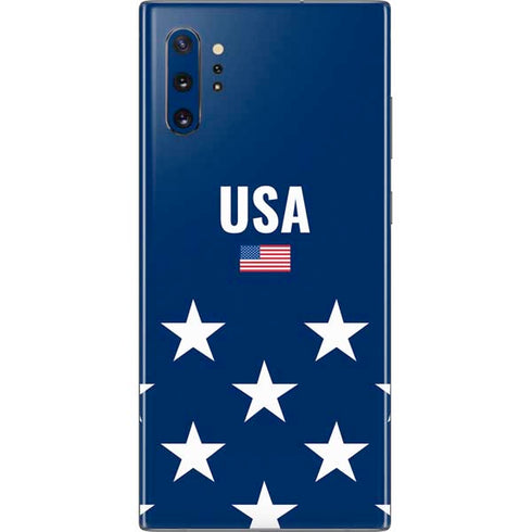 USA Flag Stars Galaxy Note 10 Plus Skin