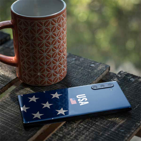 USA Flag Stars Galaxy Note 10 Skin