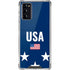 USA Flag Stars Galaxy Note20 5G Clear Case