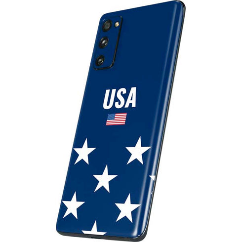 USA Flag Stars Galaxy S20 Fan Edition Skin