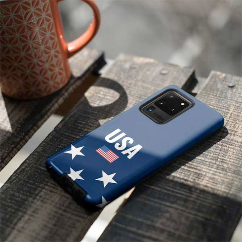 USA Flag Stars Galaxy S20 Ultra 5G Pro Case
