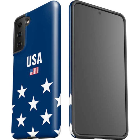 USA Flag Stars Galaxy S21 Plus 5G Pro Case