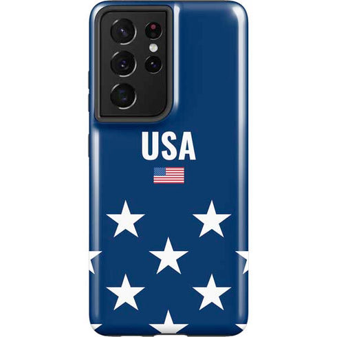 USA Flag Stars Galaxy S21 Ultra 5G Pro Case