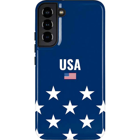 USA Flag Stars Galaxy S22 Plus Pro Case