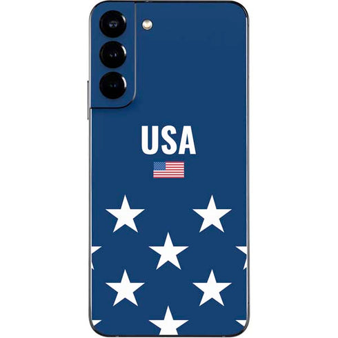 USA Flag Stars Galaxy S22 Plus Skin