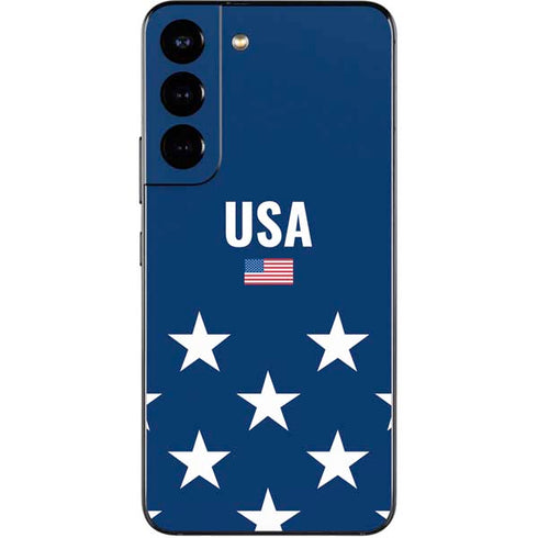 USA Flag Stars Galaxy S22 Skin