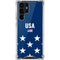 USA Flag Stars Galaxy S22 Ultra Clear Case