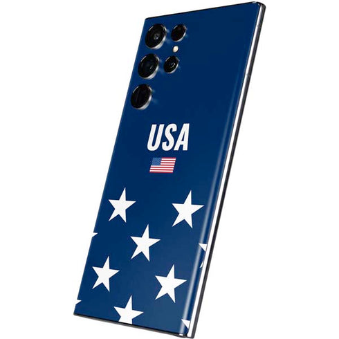 USA Flag Stars Galaxy S22 Ultra Skin