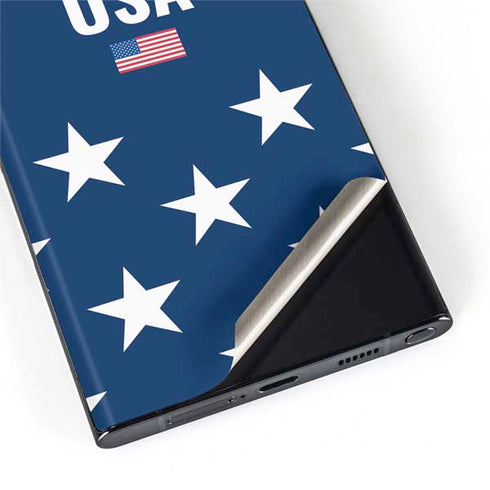USA Flag Stars Galaxy S22 Ultra Skin