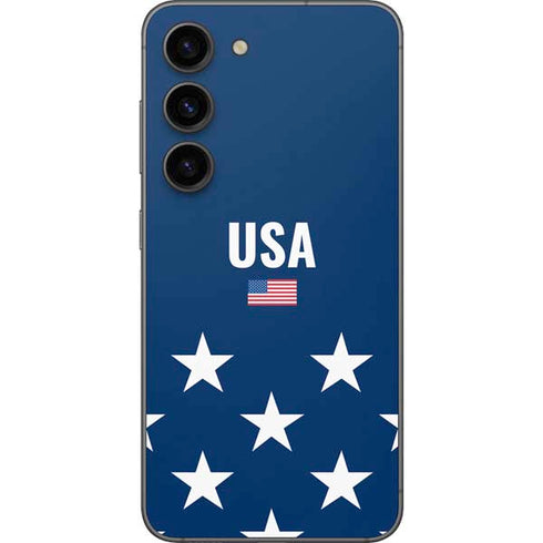 USA Flag Stars Galaxy S23 Skin