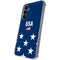 USA Flag Stars Galaxy S24 Plus Clear Case