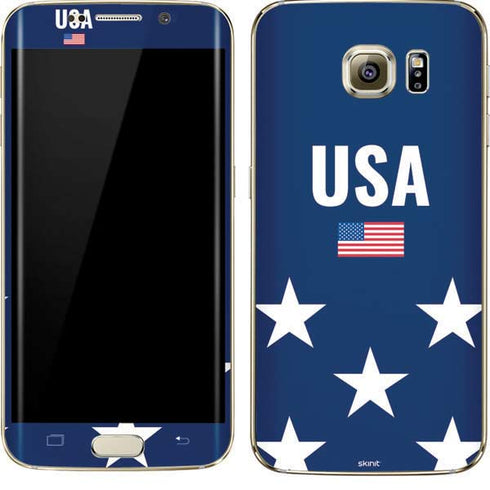 USA Flag Stars Galaxy S7 Edge Skin