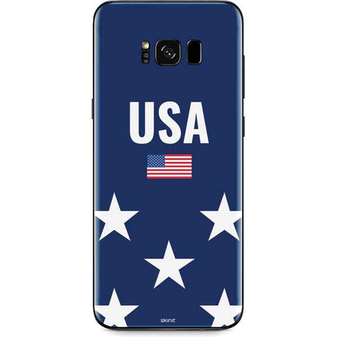 USA Flag Stars Galaxy S8 Plus Skin