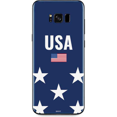 USA Flag Stars Galaxy S8 Skin