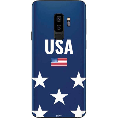 USA Flag Stars Galaxy S9 Plus Skin