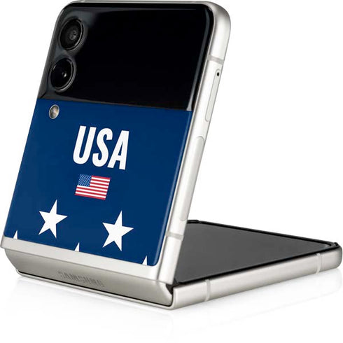 USA Flag Stars Galaxy Z Flip3 5G Skin