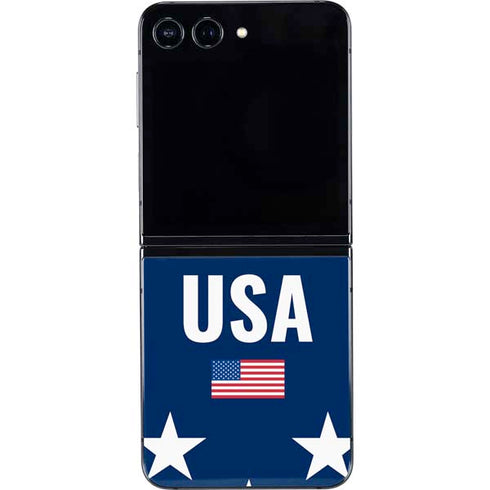 USA Flag Stars Galaxy Z Flip5 5G Skin