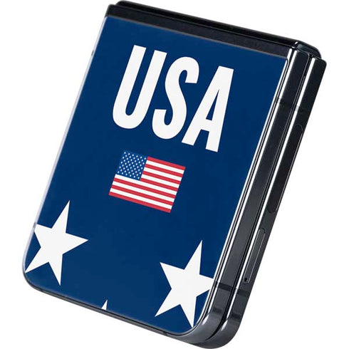 USA Flag Stars Galaxy Z Flip5 5G Skin