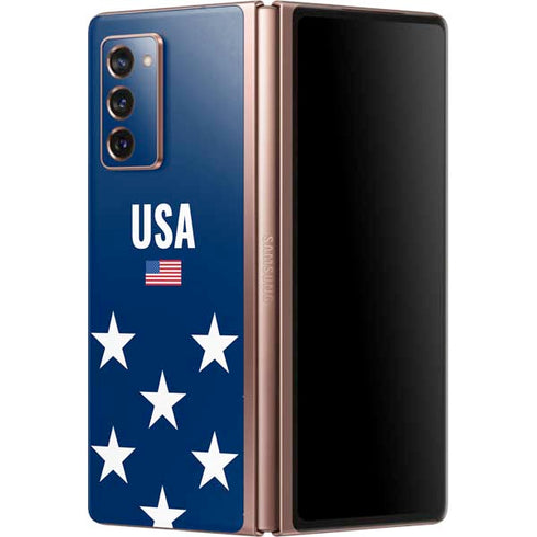 USA Flag Stars Galaxy Z Fold2 5G Skin
