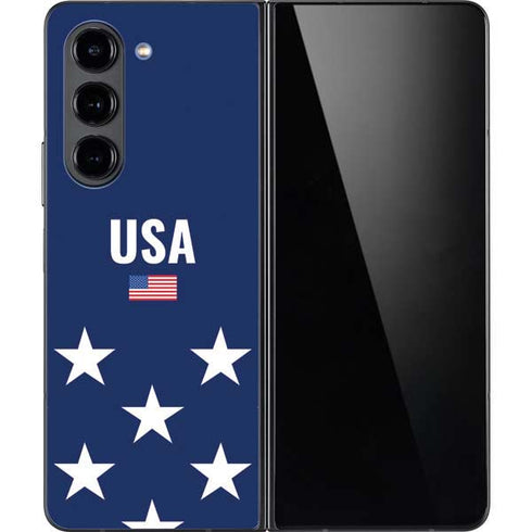 USA Flag Stars Galaxy Z Fold5 5G Skin