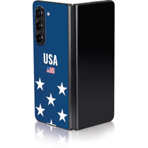 USA Flag Stars Galaxy Z Fold5 5G Skin
