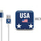 USA Flag Stars iPad Charger (10W USB) Skin