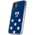 USA Flag Stars iPhone 11 Clear Case