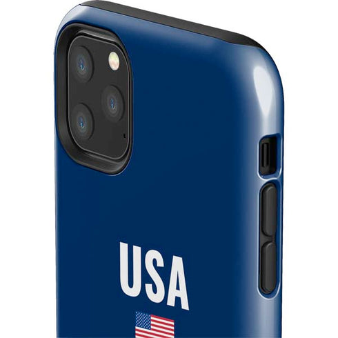 USA Flag Stars iPhone 11 Pro Max Impact Case