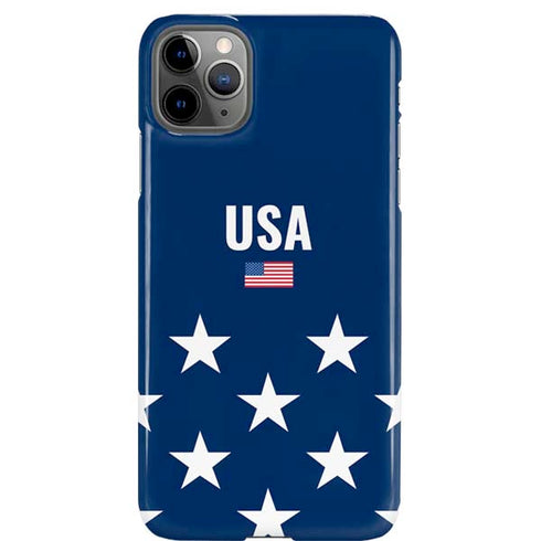 USA Flag Stars iPhone 11 Pro Max Lite Case